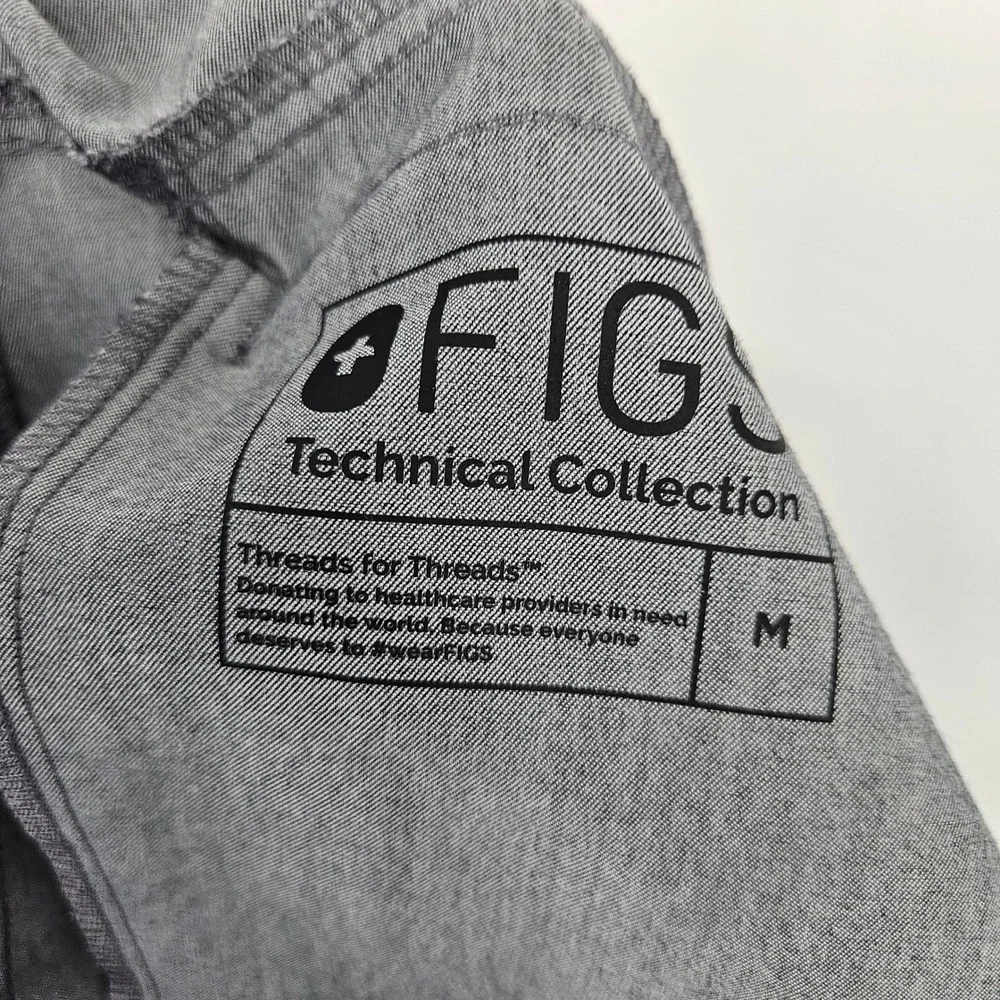 Figs Scrub Pants Mens Medium Nurses Healthcare Uniforms Graphite Gray Axim